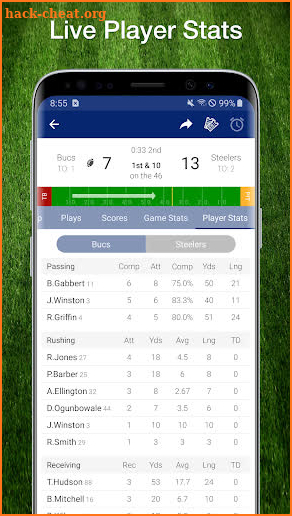 Bills Football: Live Scores, Stats, & Games screenshot