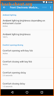 BimmerCode for BMW and Mini screenshot