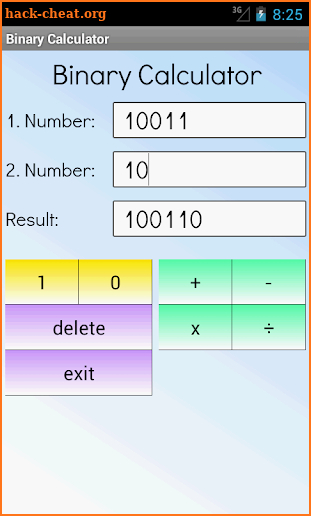 Binary Calculator Pro screenshot