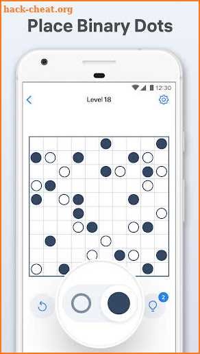 Binary Dots - logic puzzle screenshot