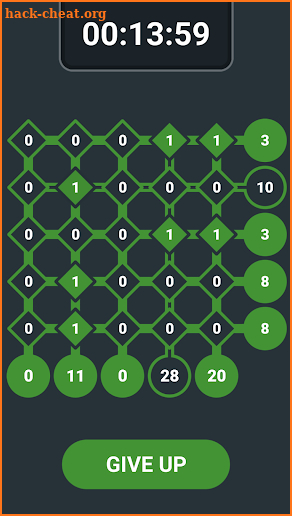 Binary Grid - Math game screenshot