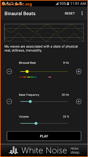 Binaural Beats Generator screenshot