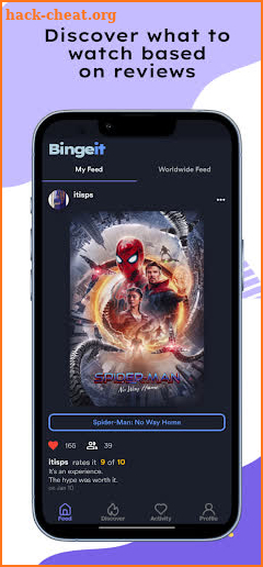 Bingeit screenshot