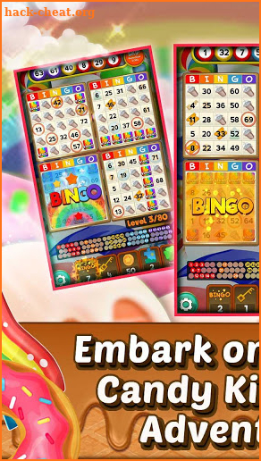 Bingo Quest - Christmas Candy Kingdom Game screenshot