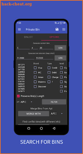 binManager - Namso-Gen, CC Checker, Bin Lookup screenshot