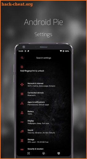 Biohazard Substratum Theme screenshot