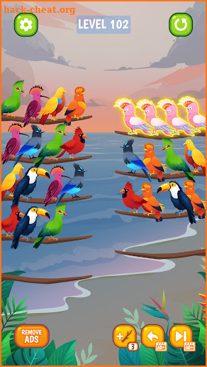 Bird Sort - Color Puzzle screenshot