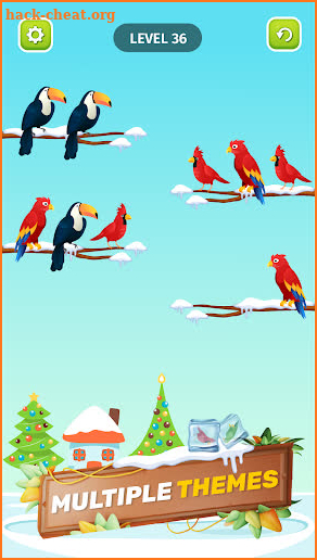 Bird Sort Color Sort Puzzle screenshot