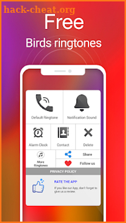 Bird Sounds & Bird Ringtones for Free 2018 screenshot