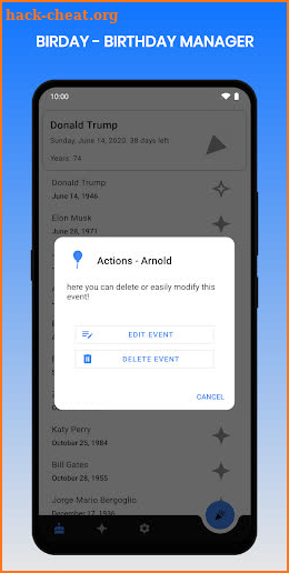 Birday - Birthday Manager 🎂 screenshot