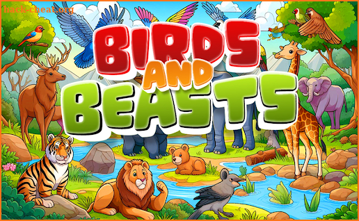 Birds And Beasts Color Game screenshot