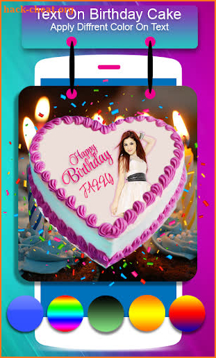 Birthday Cake with Name and Photo-Birthday Wishes screenshot