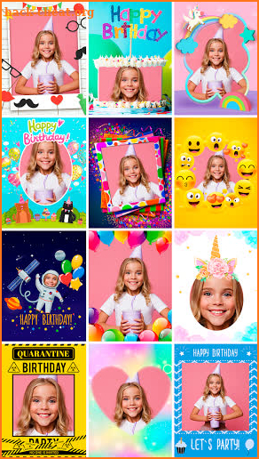 Birthday cards - Photo frames editor screenshot