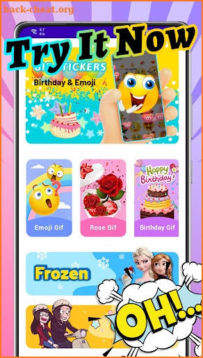 Birthday GIF Stickers screenshot