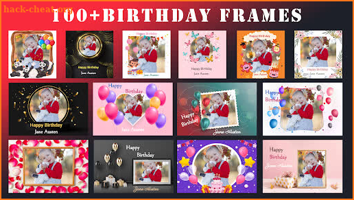 Birthday Greeting Card Maker screenshot