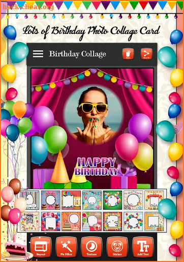 Birthday Photo Collage Maker screenshot