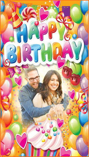 Birthday Photo Frame screenshot