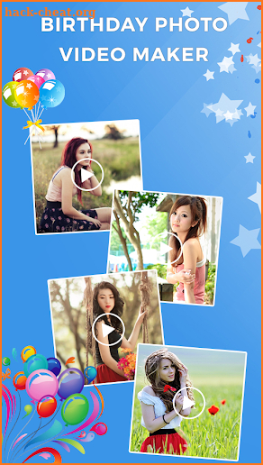 Birthday Photo Video Maker screenshot