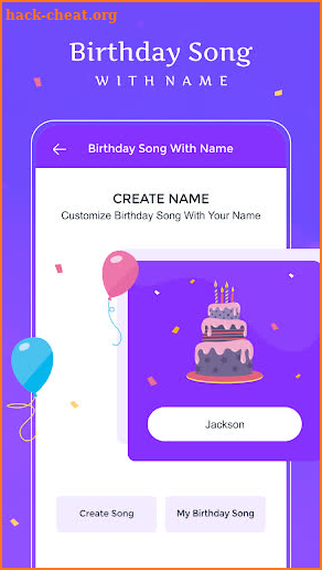 Birthday Song With Name screenshot