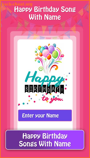 Birthday Song With Name - Wish Video Maker screenshot