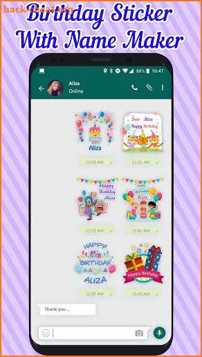 Birthday Stickers For WAStickerApps screenshot