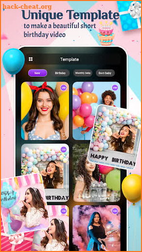 Birthday Video Maker screenshot