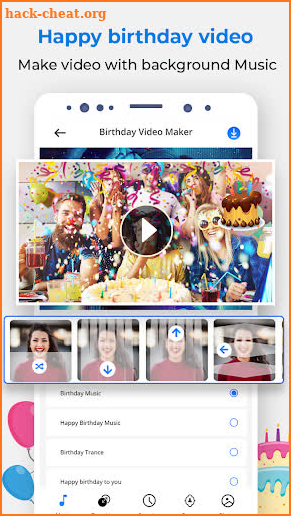 Birthday Video Maker screenshot