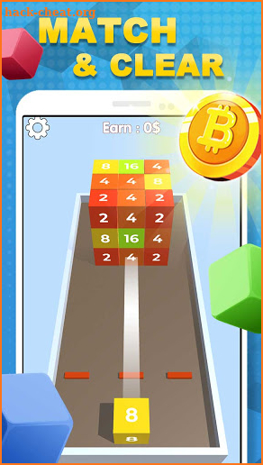 Bitcoin 2048 3D - Get REAL Bitcoin! screenshot