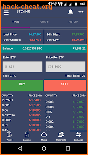 Bitcoin India Wallet for 23+ Cryptocurrencies screenshot