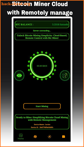 Bitcoin Miner Cloud Remote screenshot