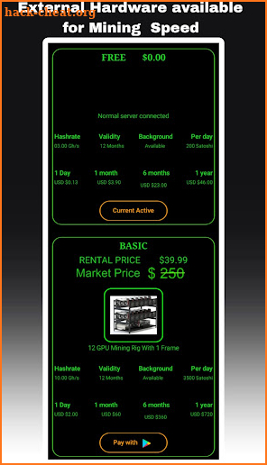Bitcoin Miner Cloud Remote screenshot