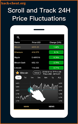 Bitcoin Price & News: Bitcoin Radar screenshot