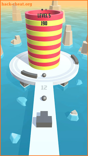 Bitcoin Stack Ball 3D screenshot