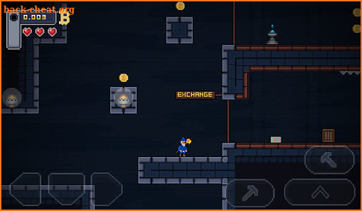 BitcoinMiner - Platformer Game screenshot