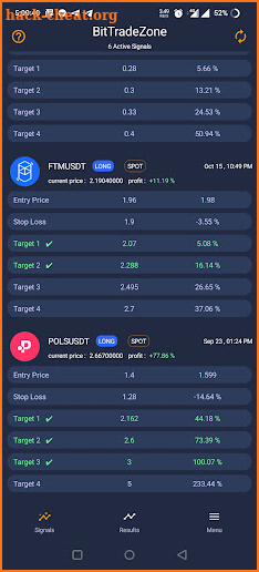 BitTradeZone - Crypto Signals screenshot