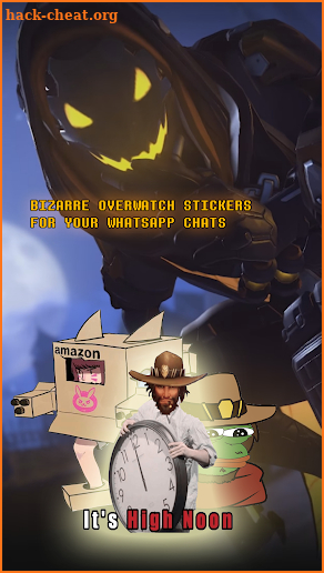 Bizarre Overwatch stickers for WAStickersApps screenshot