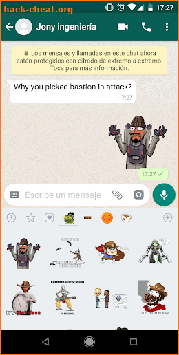 Bizarre Overwatch stickers for WAStickersApps screenshot