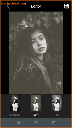 Black And White Photo Effect Editor screenshot