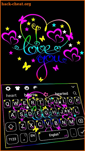 Black Art Keyboard Theme screenshot