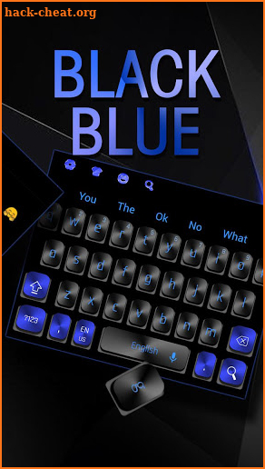 Black Blue Keyboard screenshot