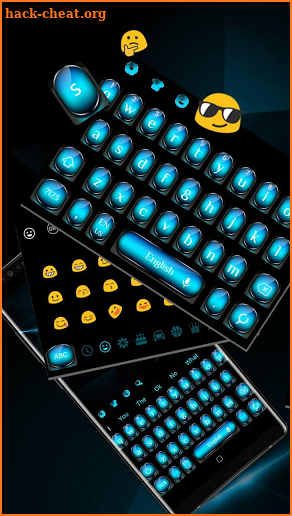 Black Blue Light Technology Keyboard screenshot