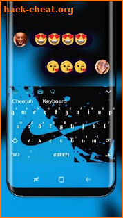 black blue nike Keyboard screenshot