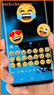 black blue nike Keyboard screenshot