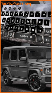 Black Gelik Brabus Keyboard Theme screenshot