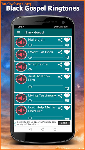 Black Gospel Ringtones screenshot