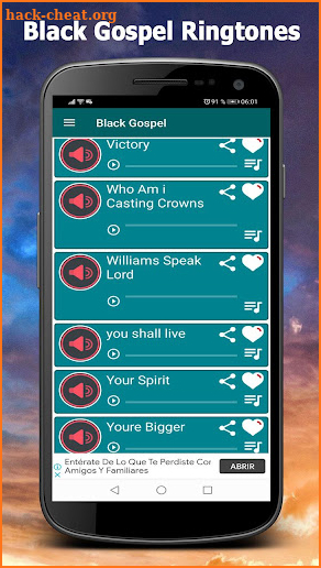 Black Gospel Ringtones screenshot