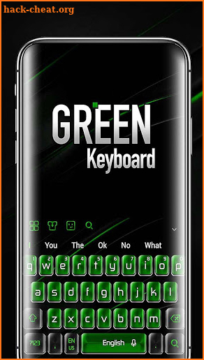 Black Green Keyboard screenshot