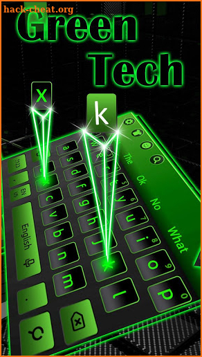 Black Green Tech keyboard screenshot