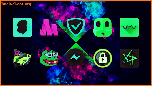 Black Light Icon Pack screenshot