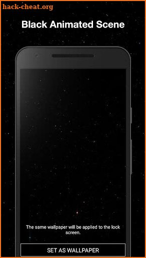 Black Live Wallpaper PRO screenshot